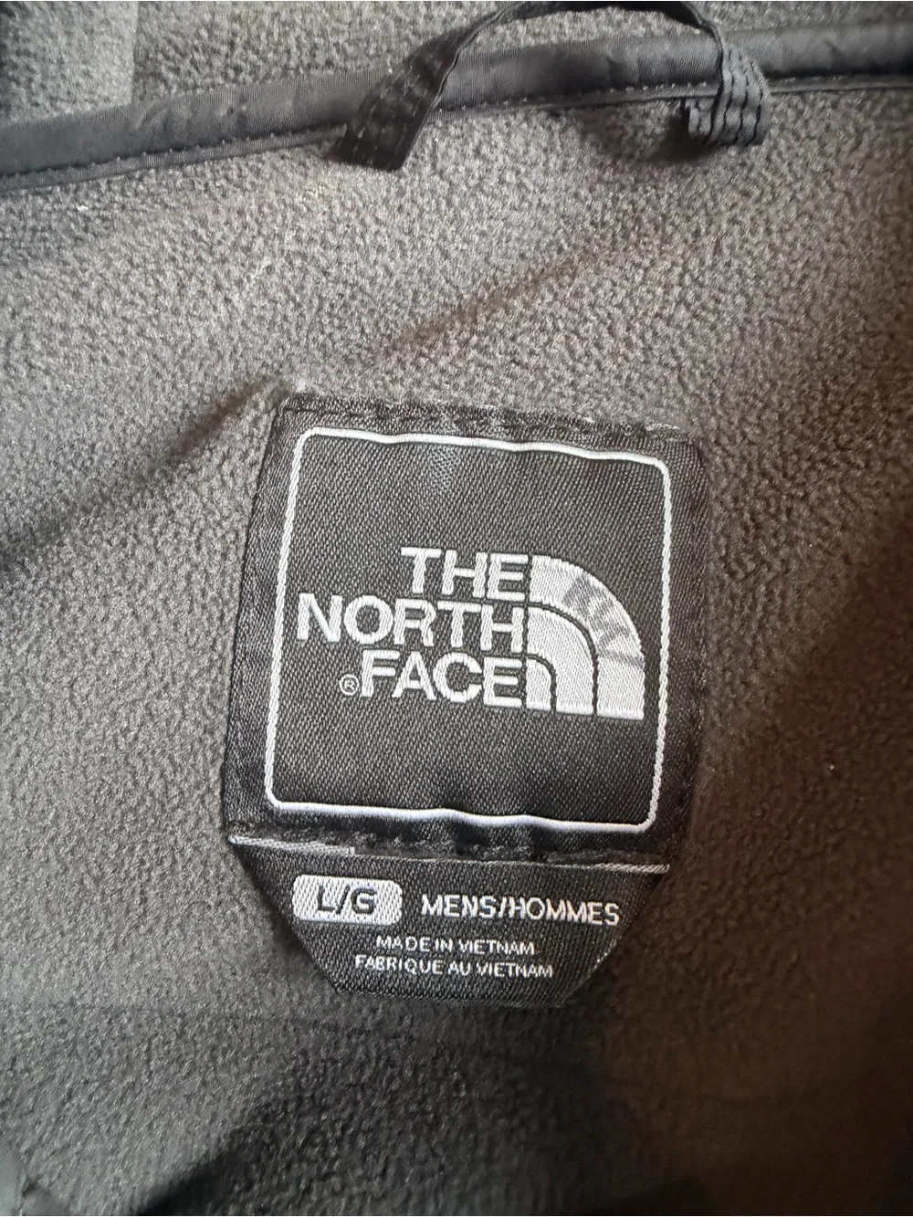 The North Face Men's Meeks Black Hooded Quilted Puffer Jacket L snap closure